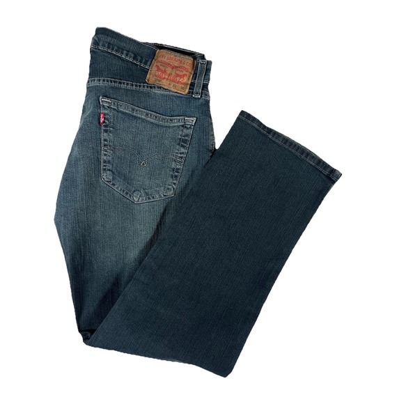 Levis 559 Relaxed Straight Fit Dark Wash Denim Jeans Men's Size 32x30 (34x30.5) - Picture 1 of 12